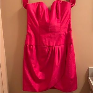 Victor Costa Hot Pink Petite Dress